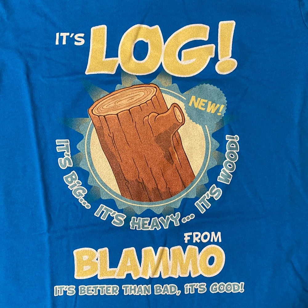 It’s Log! from Blammo Ren and Stimpy ladies Med tee